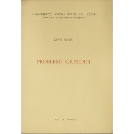 Problemi giuridici