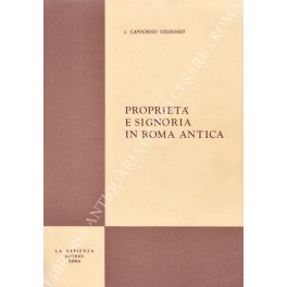 Proprieta e signoria in Roma antica
