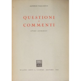Questioni e commenti. Studi giuridici