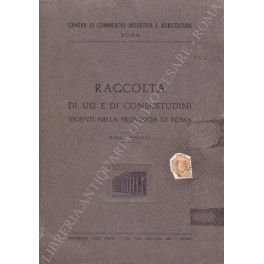 Raccolta di usi e di consuetudini vigenti nella provincia di …