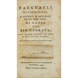 Ragguagli di varii scavi, e scoverte di antichità fatte nell'isola …