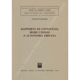 Rapporto di convivenza more uxorio e autonomia privata