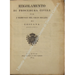 Regolamento di procedura civile per i tribunali del Gran-Ducato di …