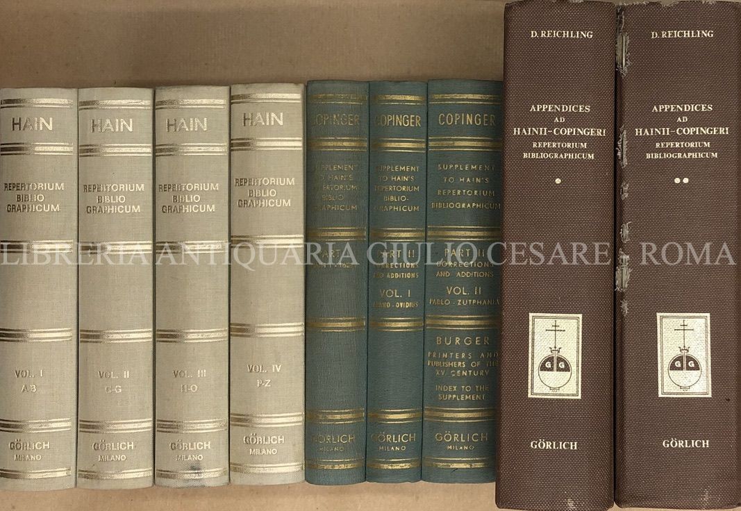 Repertorium bibliographicum, in quo libri omnes ab arte typographica inventa …