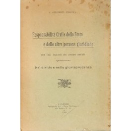 Responsabilità civile dello Stato e delle altre persone giuridiche per …