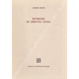 Ricerche di diritto civile