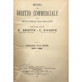Rivista del Diritto Commerciale e del diritto generale delle obbligazioni. …