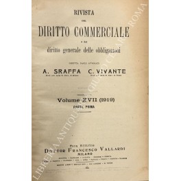 Rivista del Diritto Commerciale e del diritto generale delle obbligazioni. …