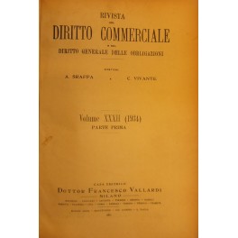 Rivista del Diritto Commerciale e del diritto generale delle obbligazioni. …