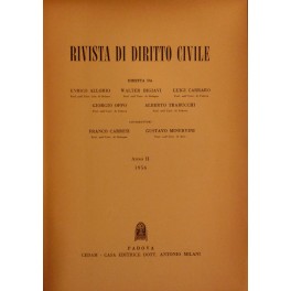 Rivista di diritto civile. Anno II - 1956