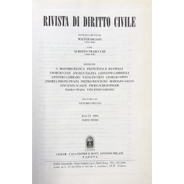 Rivista di diritto civile. Anno LI - 2005