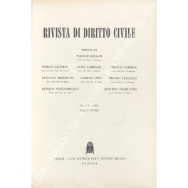 Rivista di diritto civile. Anno X - 1964