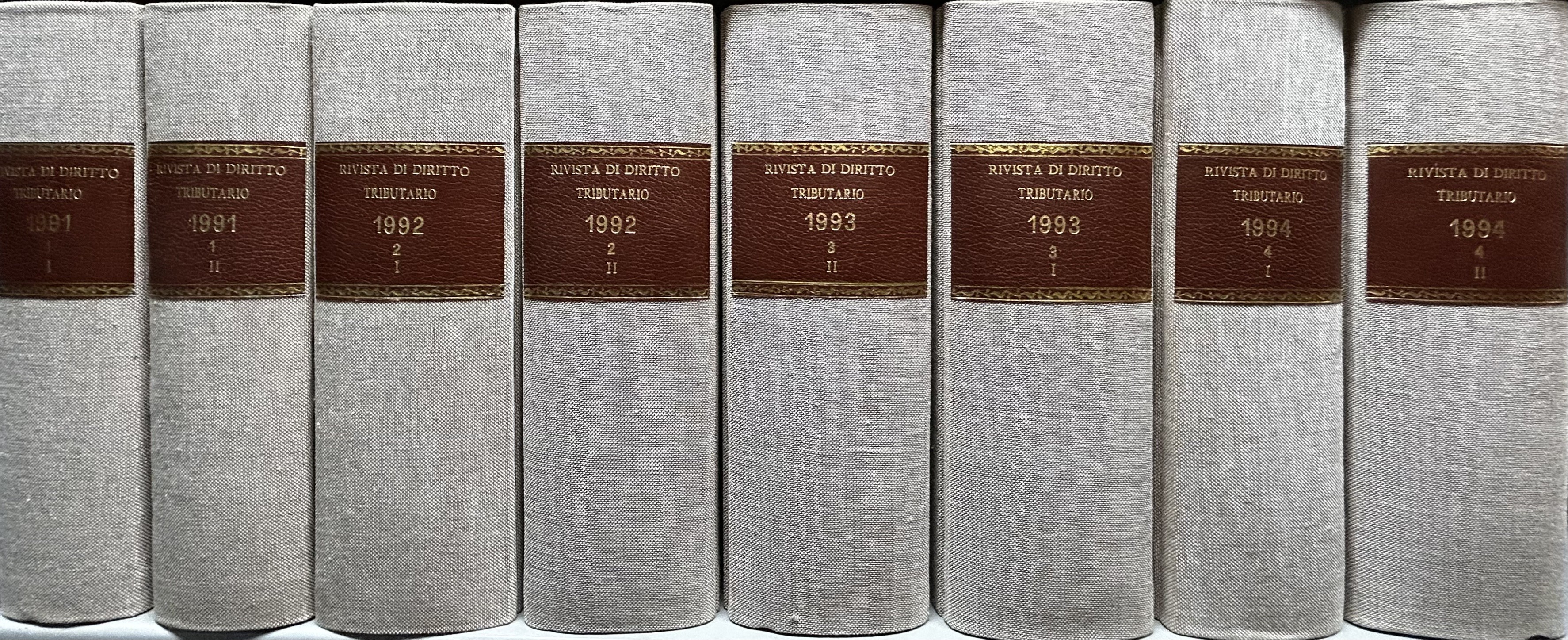 Rivista di diritto tributario. Diretta da Gaspare Falsitta e Augusto …
