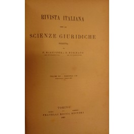 Rivista italiana per le scienze giuridiche. Vol. XX - 1895