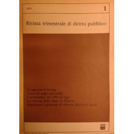 Rivista trimestrale di diritto pubblico. Fondata da Guido Zanobini. Diretta …