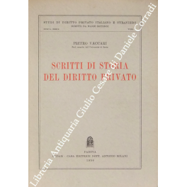Scritti di storia del diritto privato