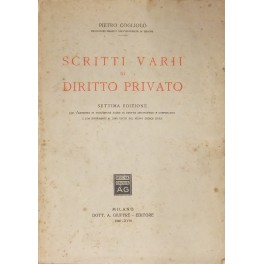 Scritti varii di diritto privato