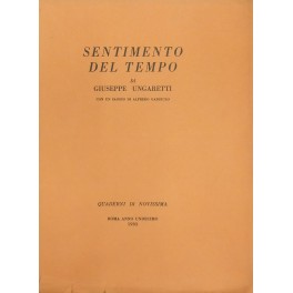 Sentimento del tempo. Con un saggio di Alfredo Gargiulo