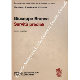 Servitù prediali. Art. 1027-1099