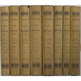 Sistema del diritto romano attuale. Traduzione dall'originale tedesco di Vittorio …