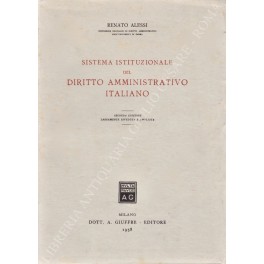 Sistema istituzionale del diritto amministrativo italiano