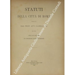 Statuti della citta di Roma