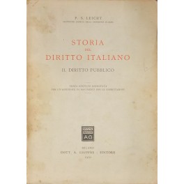 Storia del diritto italiano - Il diritto pubblico