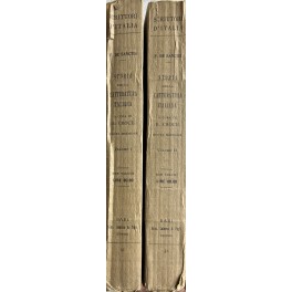 Storia della letteratura italiana. A cura di Benedetto Croce