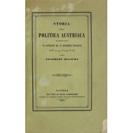 Storia della politica austriaca rispetto ai sovrani ed ai governi …