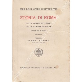 Storia di Roma dalle origini all'inizio delle Guerre Puniche in …