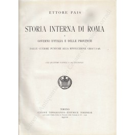 Storia interna di Roma e governo d'Italia e delle provincie …