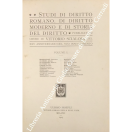 Studi di diritto romano, di diritto moderno e di storia …