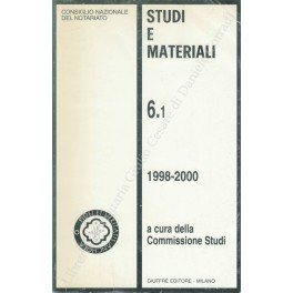 Studi e materiali. VI,1 - 1998-2000; Vol. VI,2 - 1998-2000