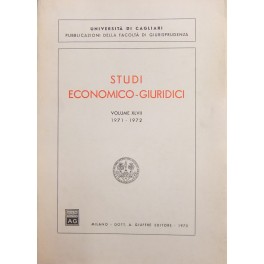 Studi economico-giuridici. Vol. XLVII 1971-1972