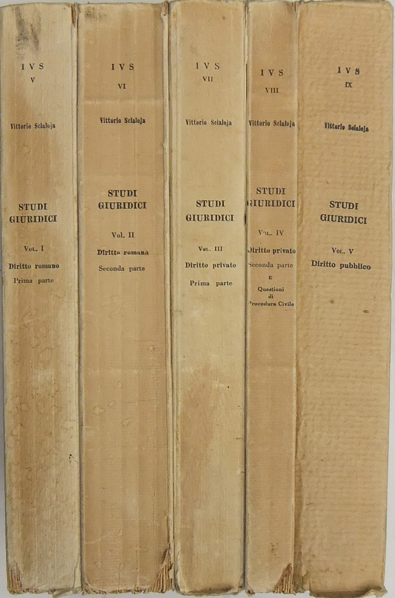 Studi giuridici. Voll. I-II - Diritto Romano; Voll. III-IV - …