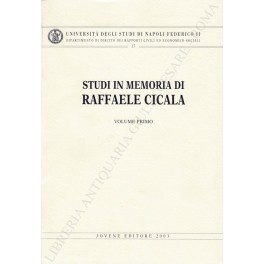 Studi in memoria di Raffaele Cicala