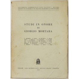 Studi in onore di Giorgio Mortara.