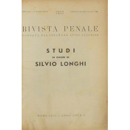 Studi in onore di Silvio Longhi. Volume speciale della Rivista …