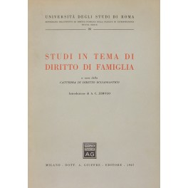 Studi in tema di diritto di famiglia. A cura della …