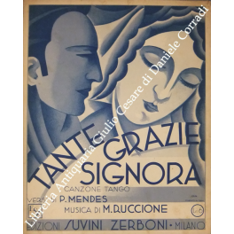 Tante grazie signora. Canzone tango