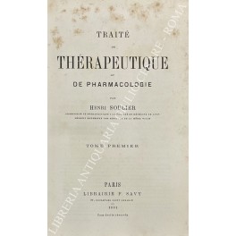 Traite de therapeutique et de pharmacologie