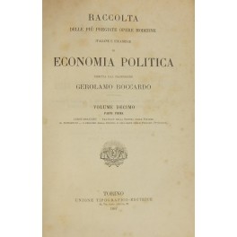 Trattato della scienza delle finanze. Prefazione di Gerolamo Boccardo