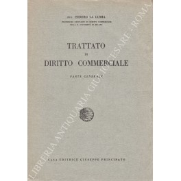 Trattato di diritto commerciale. Parte generale (unico pubblicato)