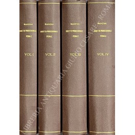 Trattato di diritto processuale penale italiano. Vol. I - Storia. …
