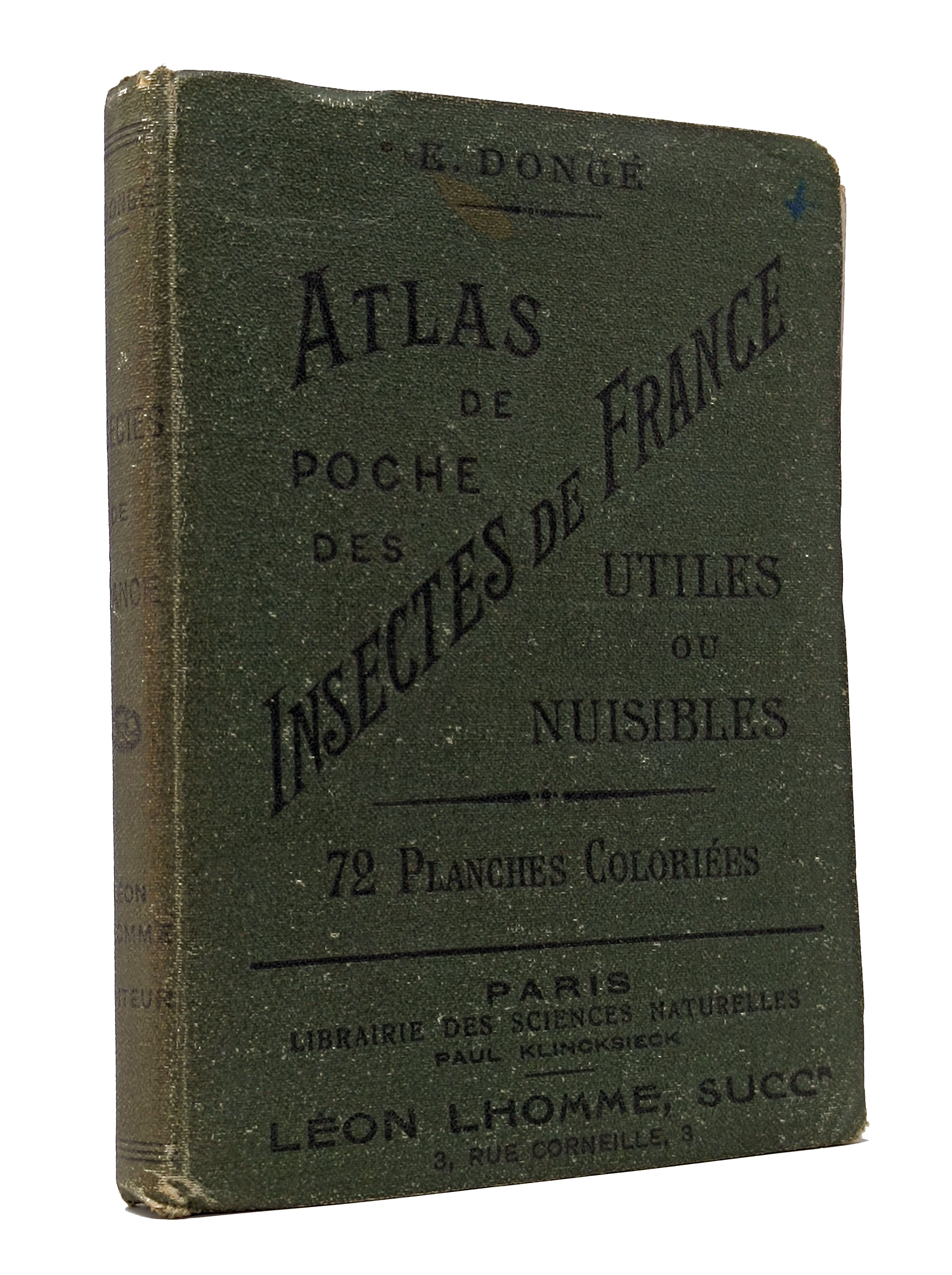 ATLAS DE POCHE DES INSECTES DE FRANCE UTILES OU NUISIBLES