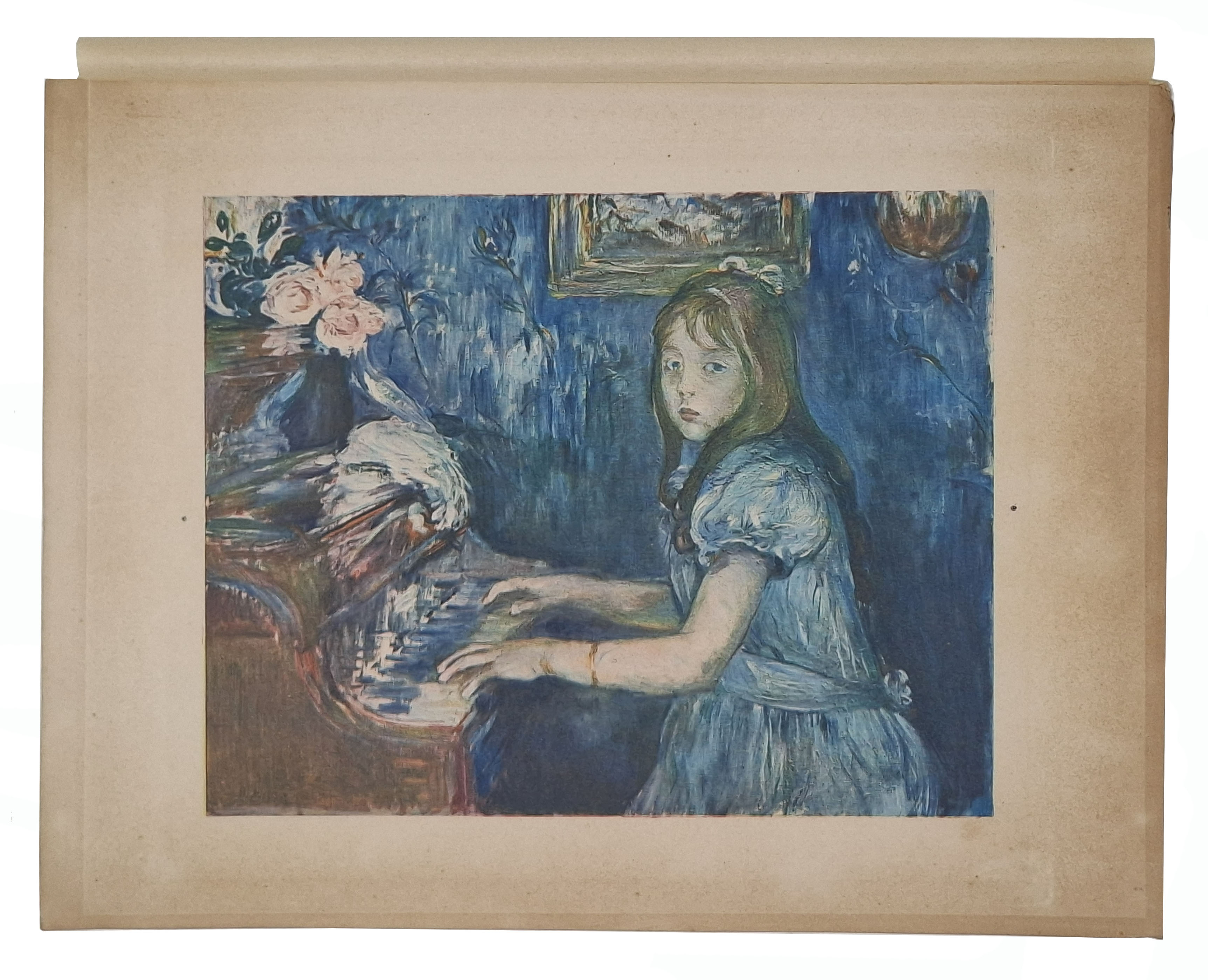 AU PIANO (acquaforte a colori - tiratura limitata a 100 …