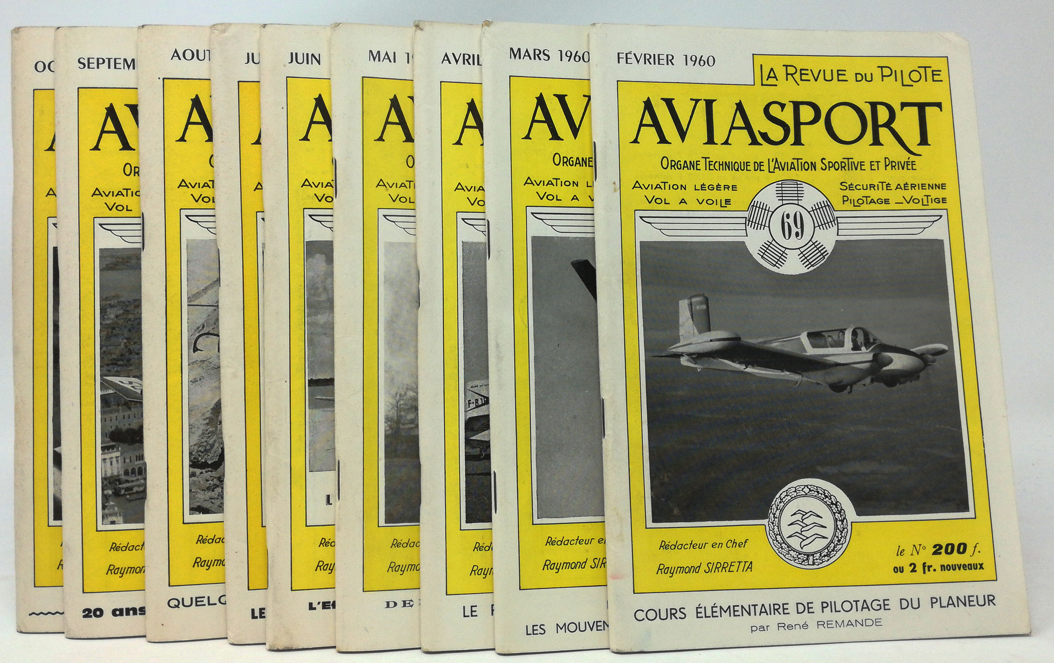 AVIASPORT la revue du Pilote (fevrier - octobre 1960)