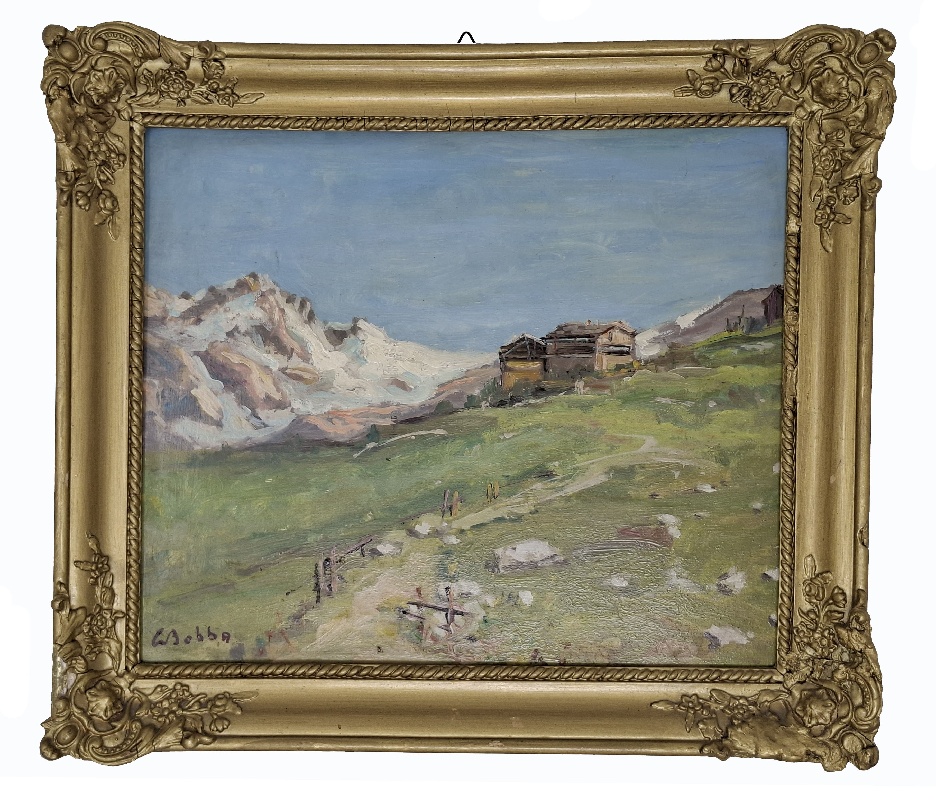 BAITE IN VALTOURNENCHE (tecnica mista su cartone)