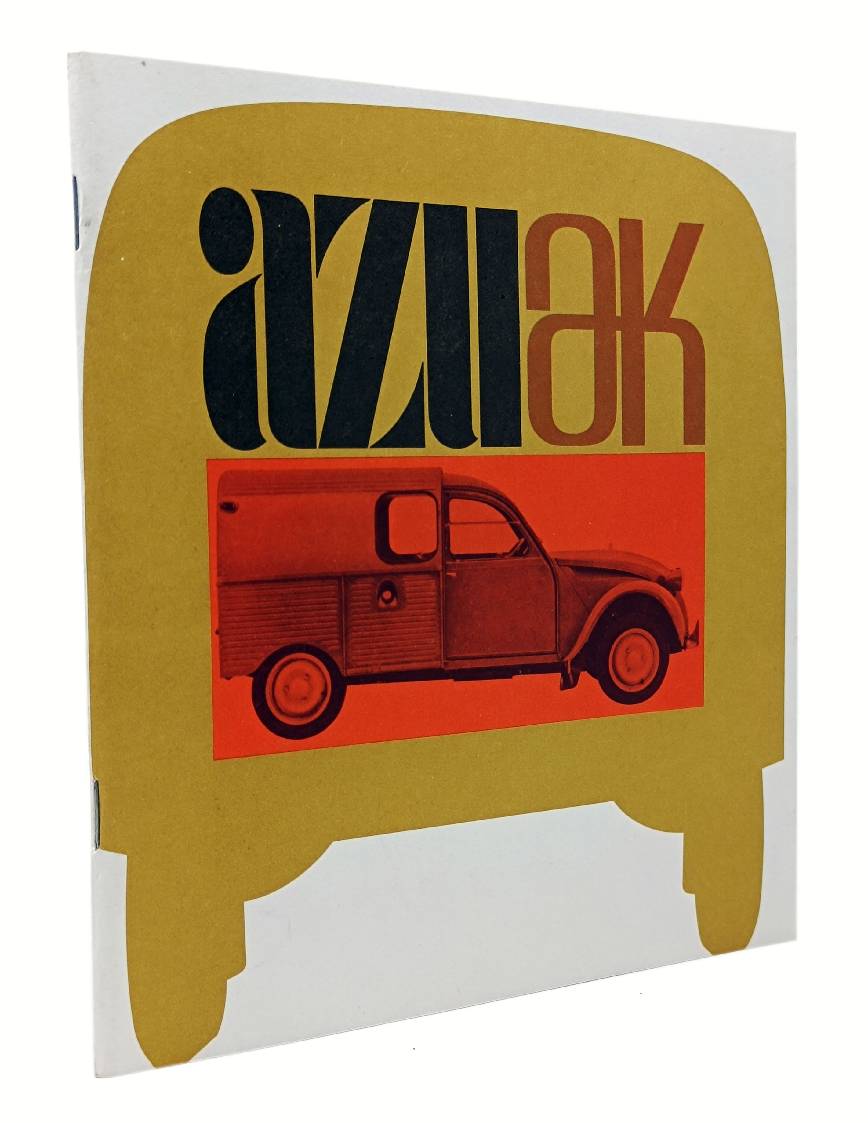 Brochure pubblicitaria della fourgonnette 2 CV Citroen AZU - AK