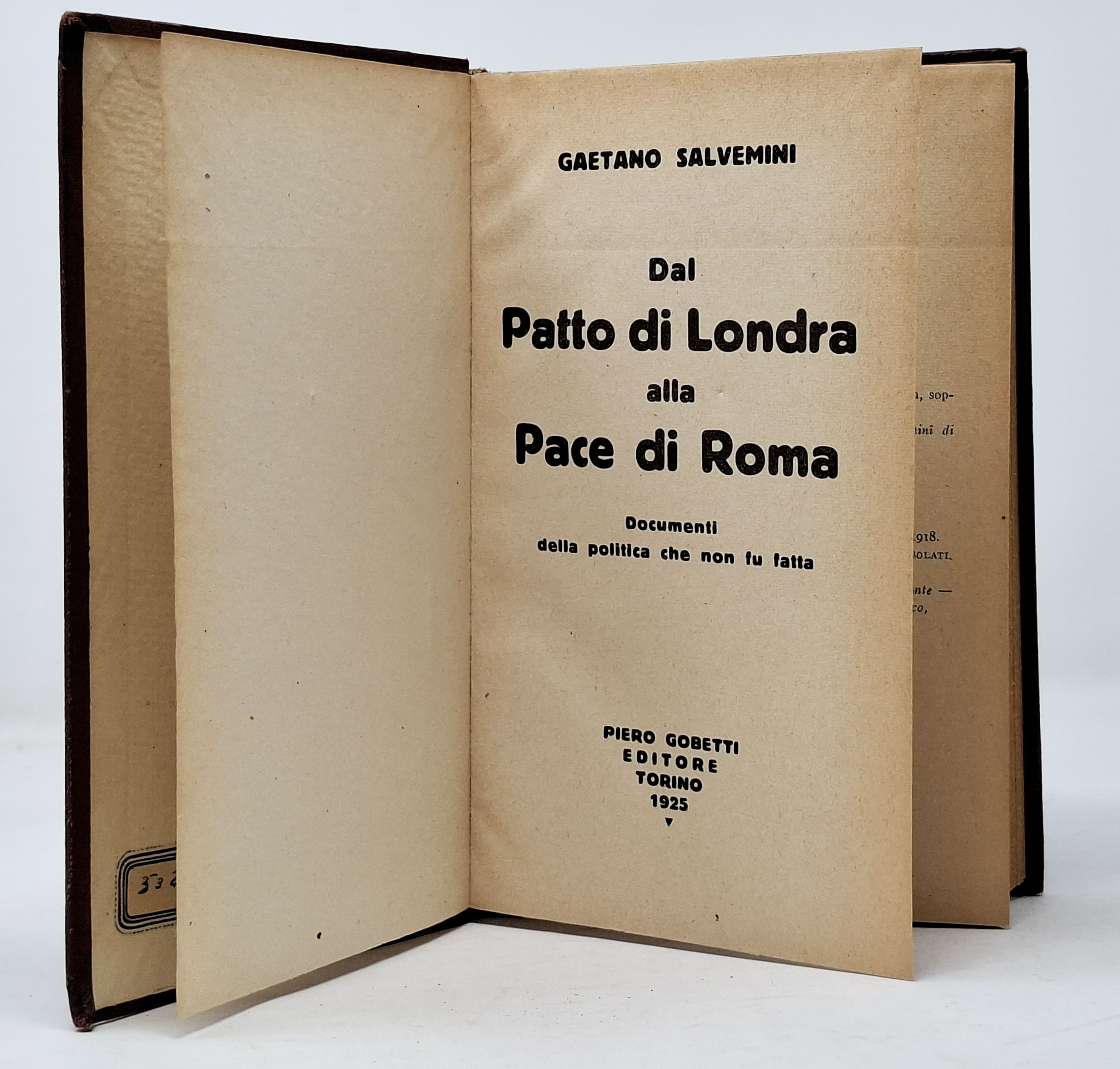 DAL PATTO DI LONDRA ALLA PACE DI ROMA documenti della …